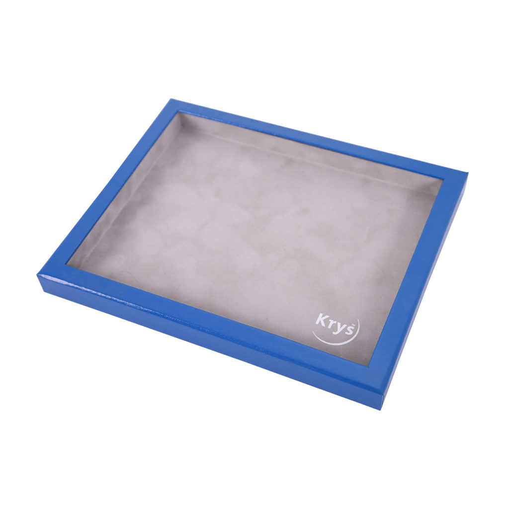 Plateau De Présentation En Bois Pour Lunettes De Soleil En Velours; Vitrine De Rangement Pour Lunettes, 6 Compartiments